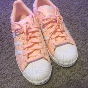 Salmon pink adidas